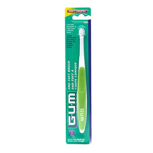 GUM End-Tuft Brush Soft 1 Each -Pack of 2-