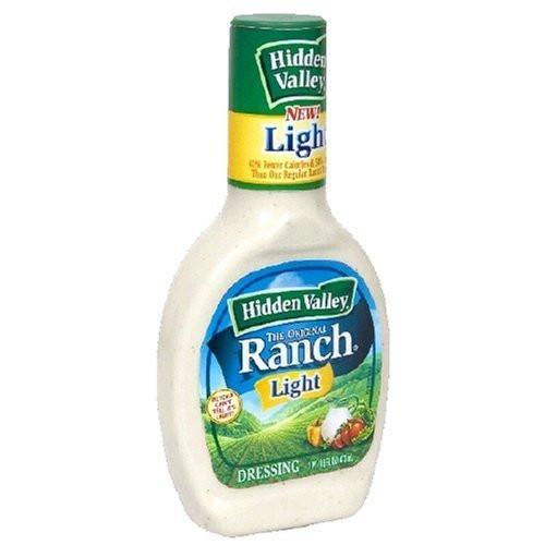 Hidden Valley Ranch  Lite Ranch Original Dressing  24oz Squeeze Bottle -Pack of 3-