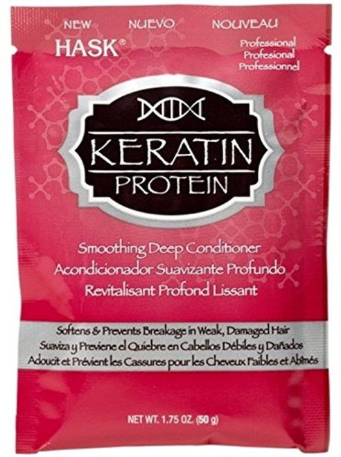 Hask Keratin Protein Deep Conditioning Hair Treatment 1.75 oz -Pack of 4- Hask Keratin Protein Deep Conditioning Hair Treatment 1.75 oz -Pack of 4-