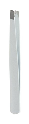 Precision Grip Slant Tip Tweezers. Stainless Steel Wite. 1pc.