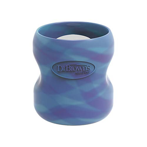 Dr. Brown s Wide-Neck 100 percent  Silicone Baby Bottle Sleeve  Glow-in-The-Dark  5oz