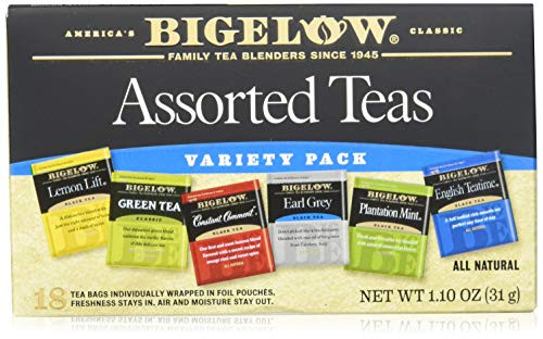 Bigelow Tea 6 Assorted Variety 18 Bags