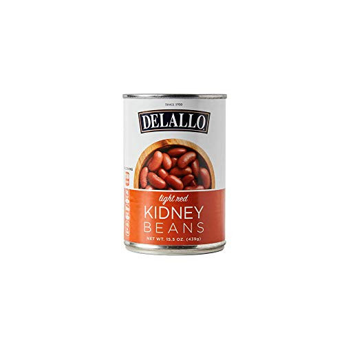 DeLallo Light Red Kidney Beans 15.5 oz. -6 pack-