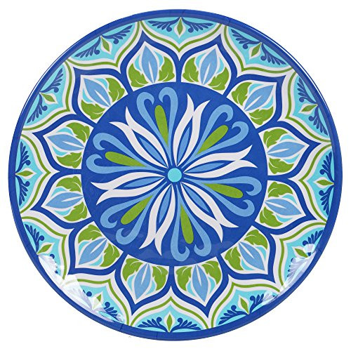 Certified International Morroco Melamine Round Platter 14"