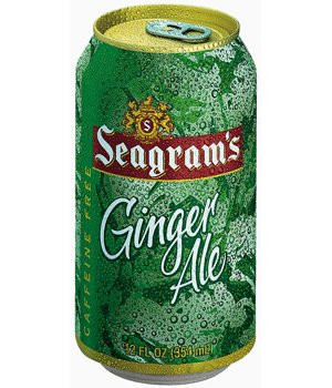 Seagram s Ginger Ale  12oz Cans -Pack of 12-