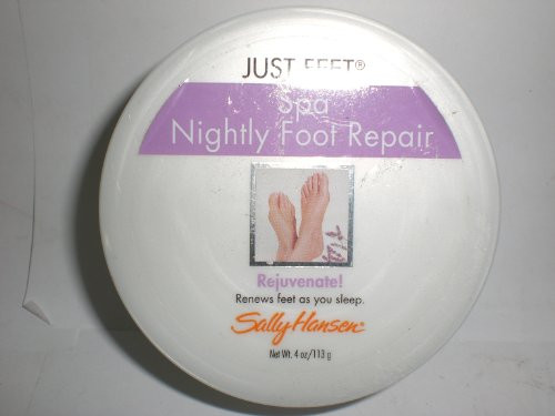 Sally Hansen Just Feet Spa Nightly Foot Repair Cream 4 Oz.