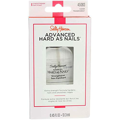 Sally Hansen Advanced Hard As Nails Nail Strengthener  Clear -Pack of 4-