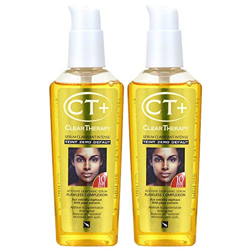 Clear Therapy  Plus  Intensive Lightening Serum 75ml -Pack of 2- with Free Roll On Perfume Sample 1 oz