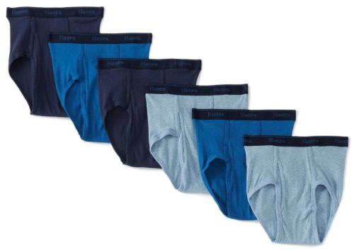 Hanes Ultimate Men s 6-Pack Classics Full-Cut Brief  Assorted  X-Large