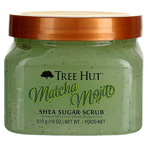 Tree Hut Sugar Body Scrub 18 Ounce Matcha Mojito -Pack of 2-