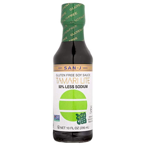 San J Gluten Free Tamari Lite Soy Sauce  20 Ounce - 2 pk