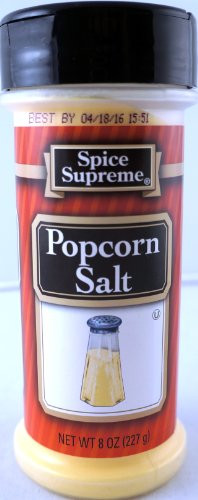 Spice Supreme popcorn salt  8-oz. plastic shaker