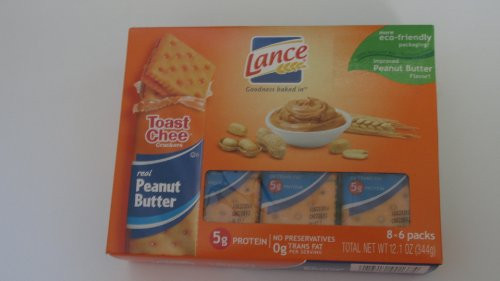 Lance Toast Chee Crackers Peanut Butter - 8 CT Lance Toast Chee Crackers Peanut Butter - 8 CT