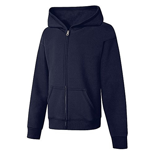 Hanes ComfortSoft EcoSmart Girls Full-Zip Hoodie Sweatshirt