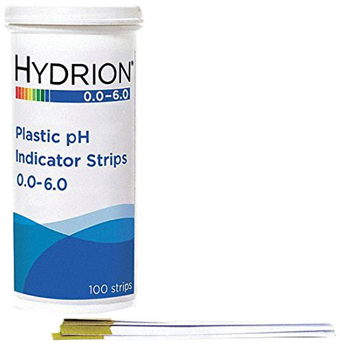 pH Strips  Hydrion Spectral  0-6  PK100