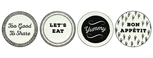 Lenox Around the Table Appetizer Plates (Set of 4), White