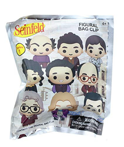Warner Bros. Seinfeld 3D Foam Bag Clip in Blind Bag Multi Color Warner Bros. Seinfeld 3D Foam Bag Clip in Blind Bag Multi Color