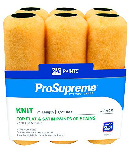 ProSupreme Roller Cover, 9" x 1/2", Knit for Superior Capacity and Exceptionally Fast Results