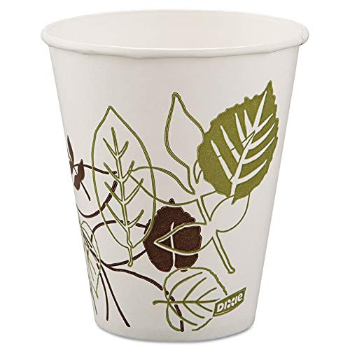 Dixie 12FPPATHPK Pathways Polycoated Paper Cold Cups  12oz  100 Pack