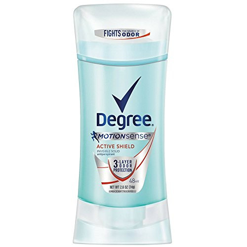 Degree MotionSense Invisible Solid Antiperspirant  and  Deodorant  Active Shield 2.60 oz - Pack of 2-