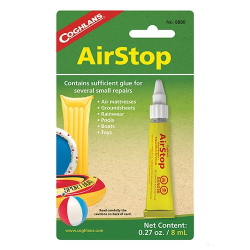 Coghlan s Airstop Vinyl Inflatables Repair Liquid Patch for Air Mattress 2-Pack
