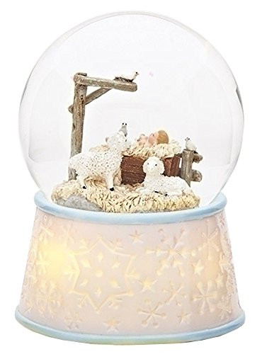 Roman Inc. 30516 Musical 5.75" Baby Animal Glitterdome