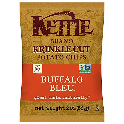Kettle Brand Krinkle Cut Potato Chips Caddy Buffalo Bleu 2-Ounce Bags 6 Count Kettle Brand Krinkle Cut Potato Chips Caddy Buffalo Bleu 2-Ounce Bags 6 Count