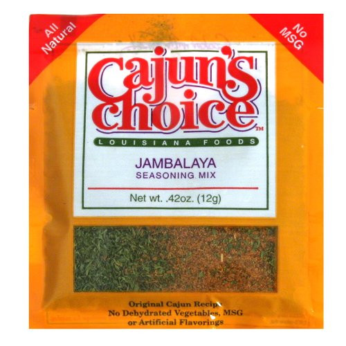 Cajun Choice Seasoning Mix Jambalaya 0.42-Ounce -Pack of 12- Cajun Choice Seasoning Mix Jambalaya 0.42-Ounce -Pack of 12-