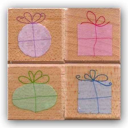 Surprise Packages Wood Mounted Rubber Stamp Set -LL960-
