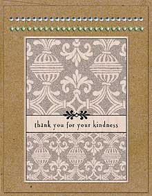 Card Art Kindness Wood Mounted Rubber Stamp Kit -CK142-