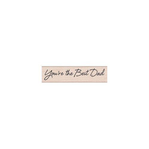 Hero Arts - Woodblock - Wood Mounted Stamps - Best Dad