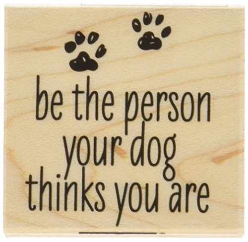 Hero Arts Be The Person Mounted Rubber Stamp  2 inch by 2 inch