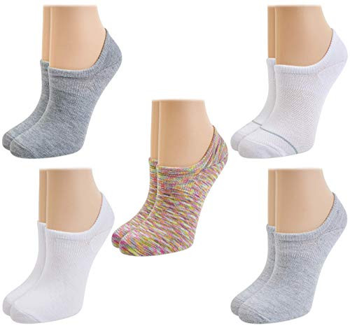Spalding Women s Studio Collection Liner Socks -5 Pack-  Size Shoe Size  4-10.5  White Light