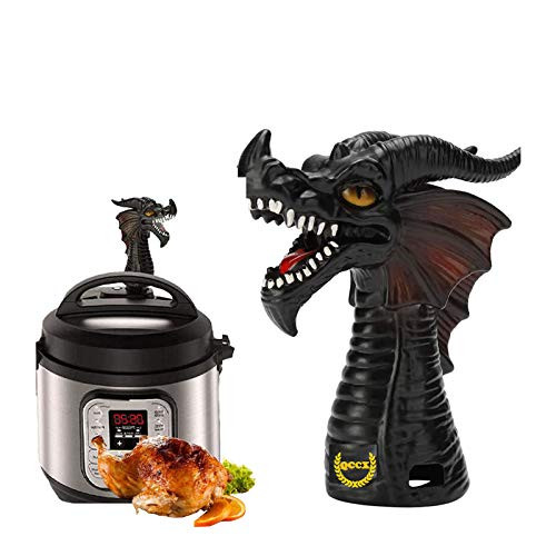 Fire-Breathing Dragon Instant and Pot Release Steam Diverter Accessory for Pressure Cooker Duo Smart Ultra Model -Black-