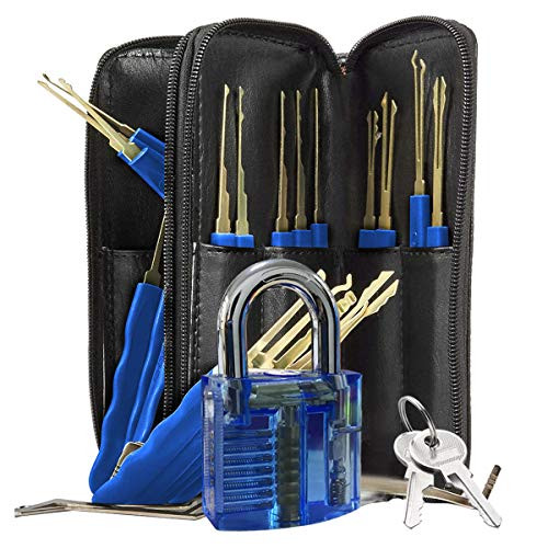 Multi-Function Set Professional Tool 24 PCS Kit -1 Lock -Blue-