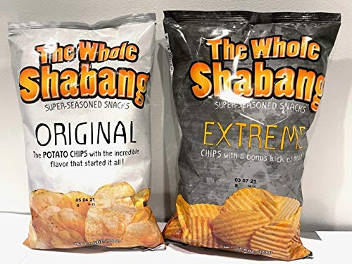 The Whole Shabang Potato Chips Variety Pack - -1- 6 oz Original   -1- 6 oz Extreme