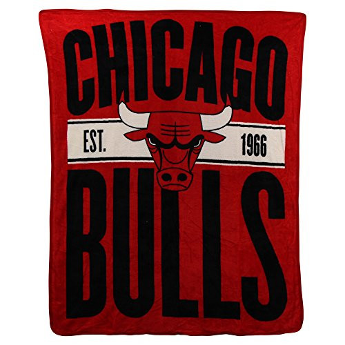 Northwest NBA Chicago Bulls Micro Raschel Throw One Size Multicolor Northwest NBA Chicago Bulls Micro Raschel Throw One Size Multicolor
