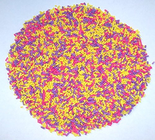 Easter Spring Pastel Color Sprinkles Jimmies - 4 oz Easter Spring Pastel Color Sprinkles Jimmies - 4 oz