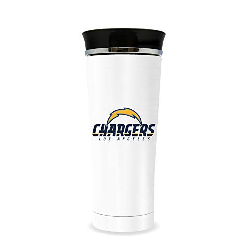 NFL Los Angeles Chargers 18oz Double Wall Stainless Steel Leakproof Thermo Tumbler