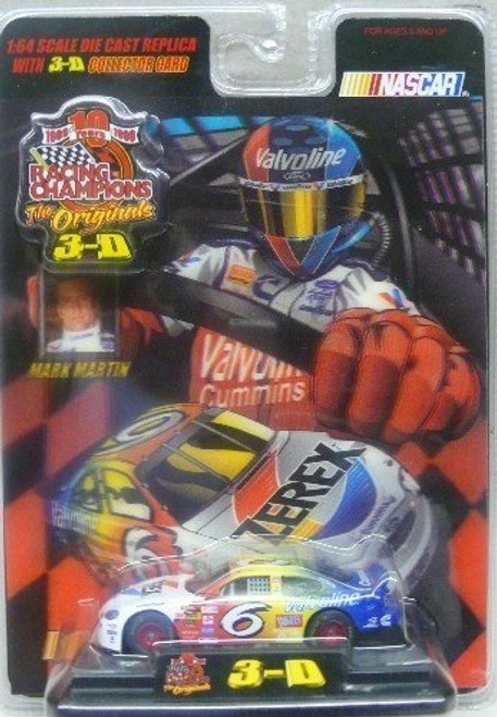 Racing Champions -  inchThe Originals 3-D inch - 1999 - Mark Martin - No. 6 Valvoline Ford Taurus 1 64 Scale Die Cast Replica Car - NASCAR