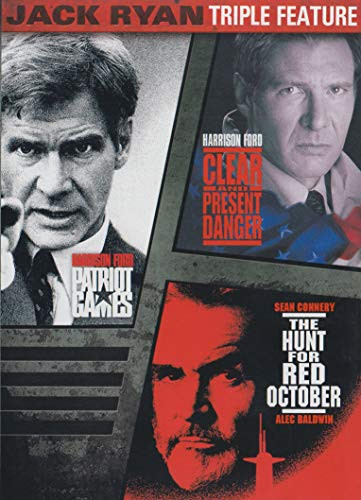 Jack Ryan 3 Pack -The Hunt for Red October   Patriot Games   Clear and Present Danger-