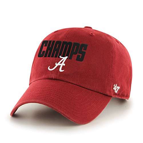 47 NCAA Alabama Crimson Tide 2015 CFP National Champions Cotton Twill Cap