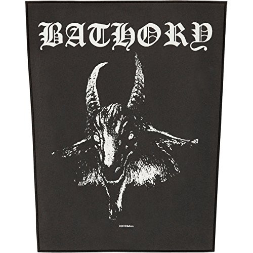 Bathory Men s Goat Back Patch Black