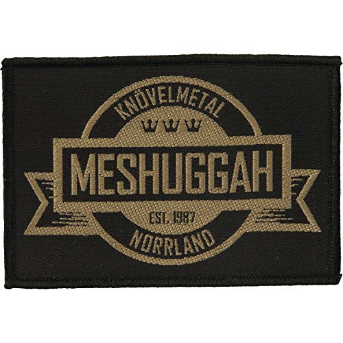 Meshuggah Men s Crest Woven Patch Black