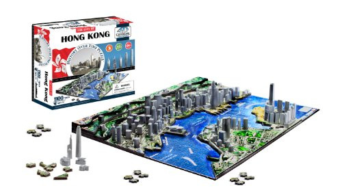 4D Cityscape Hong Kong Time Puzzle