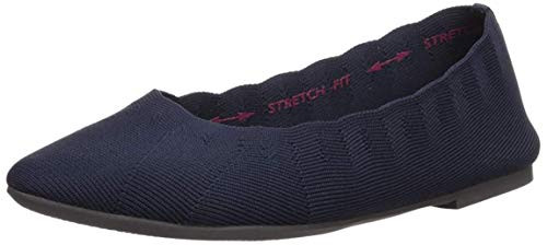 Skechers Women s Cleo Bewitch Ballet Flat Navy 9 M US