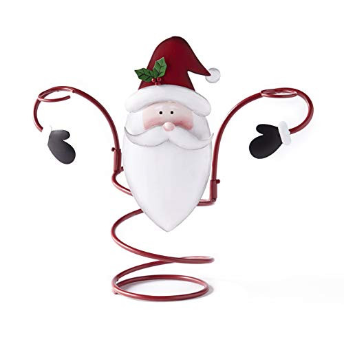The Lakeside Collection Wine Bottle and Glass Holder - Santa