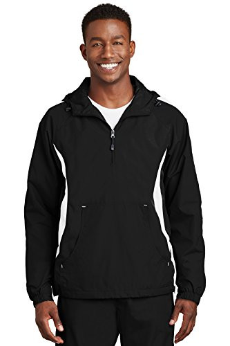 SPORT-TEK Colorblock Raglan Anorak F20