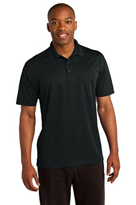 SPORT-TEK Micropique Sport-Wick Pocket Polo F20