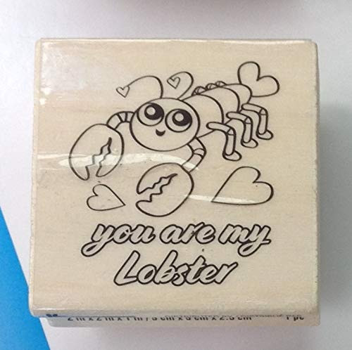 Craft Smart Lobster Wood Mounted Rubber Stamp